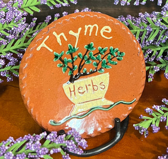 DTS-246 Thyme Redware Plate