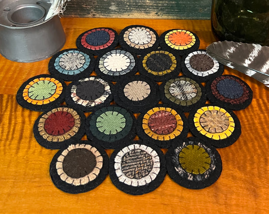 DD-228 Hex Wool Penny Mat