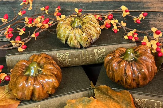 GMS-P64 Shooner Redware Pumpkins