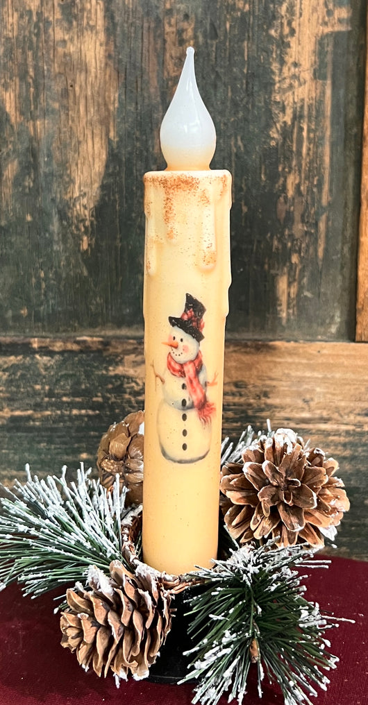 NET-008 Snowman Battery Operated Candle