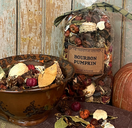 PK-P-BP Bourbon Pumpkin Scented Potpourri