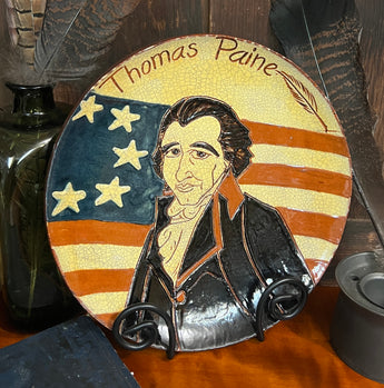 DTS-237 Thomas Paine Redware Plate