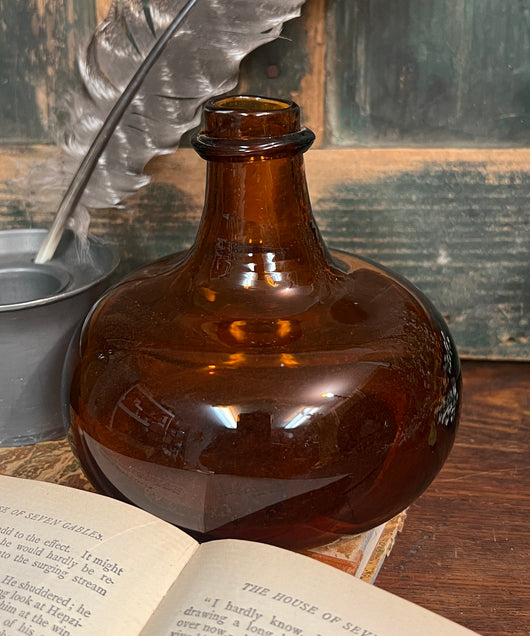 CDX-06 Amber Small Onion Bottle