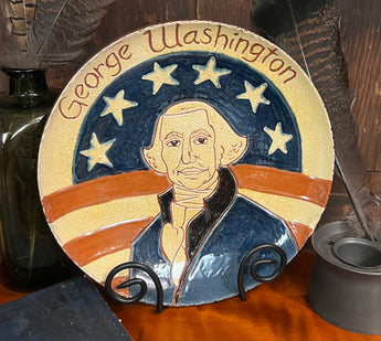 DTS-235 George Washington Redware Plate