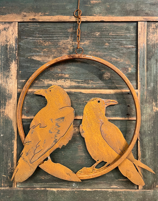 EG-RRW Rusty Ravens Wreath