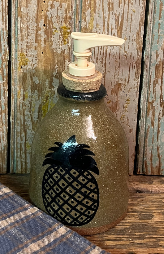 CC-2462 Pottery Soap Pump Dispenser - Pineapple