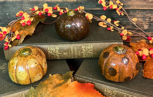 GMS-P72 Shooner Redware Pumpkins