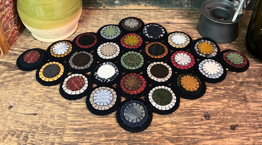 DD-227 Diamond Wool Penny Mat
