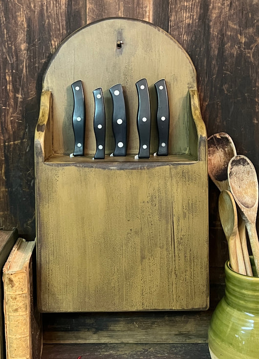 WD-06PM Wooden Knife Box Holder