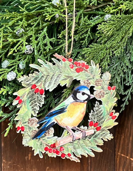 STH-12 Bird Screen Printed Ornament