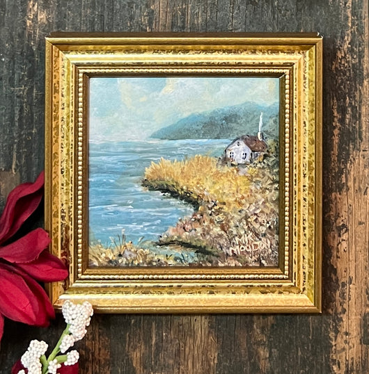 MKM-221 'Marsh House' ORIGINAL Painting by MK Moulton