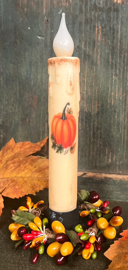 NET-34 Pumpkin Battery Operated Candle
