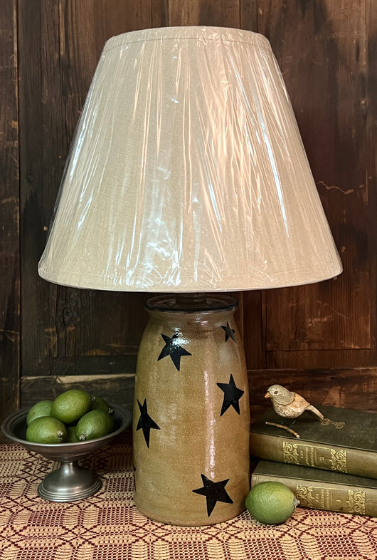 CC-2474 Pottery Star Lamp with Shade