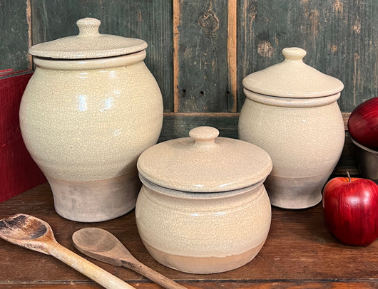 NV-851 Set of 3 Canisters by Rowe Pottery