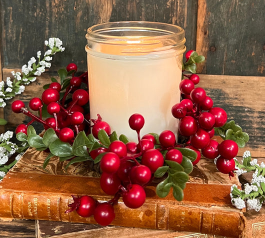 LH-51 Red Berry Candle Ring