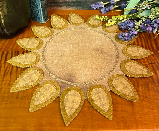 PB-302 Yellow Petal Wool Mat