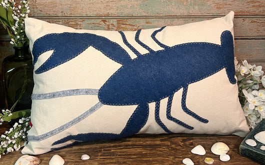 SC-04 Blue Lobster Pillow