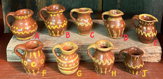 EJS-MP47 Mini Redware Pitchers