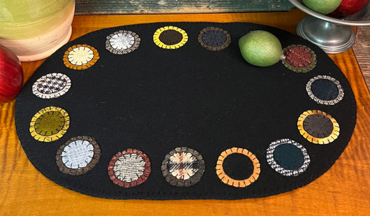 DD-230 Oblong Wool Penny Mat