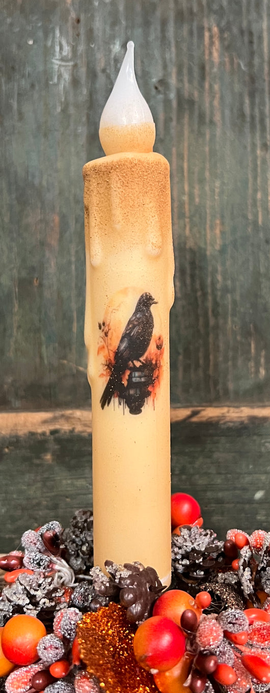 ST-25 Halloween Crow Battery Operated Candle