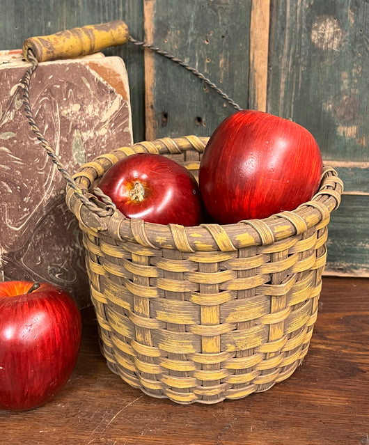 BG-B477 Mustard Handled Basket