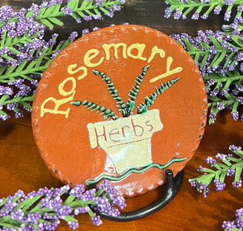 DTS-248 Rosemary Redware Plate
