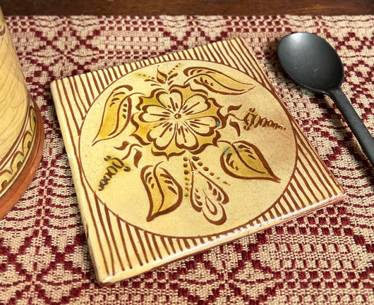 SE-199 Redware Trivet Tile