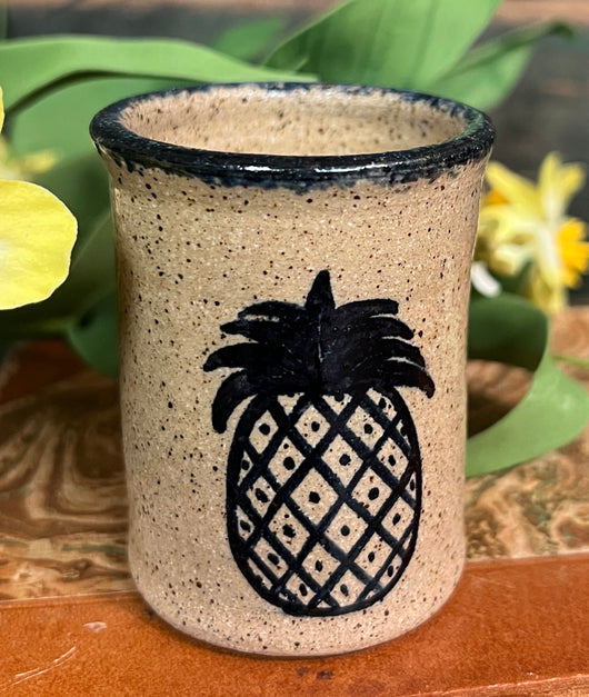 CC-2404 Pottery Pineapple Mini Crock