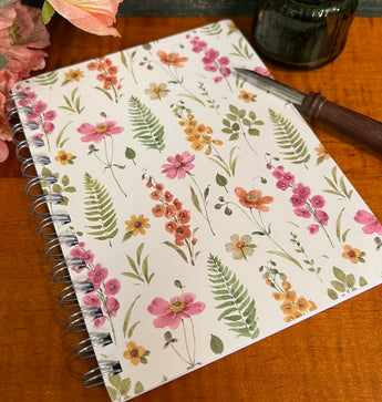 PBK-117148 Flower Garden Spiral Notebook