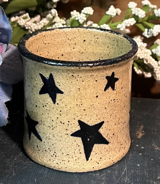 CC-2451 Pottery Stars Mini Crock