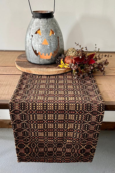 PC-TS-SF-PM Table Square - Pumpkin, Mustard & Black