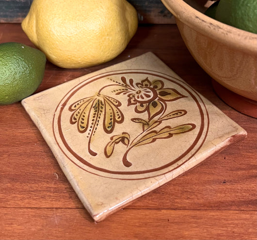 SE-192K Redware Trivet Tile
