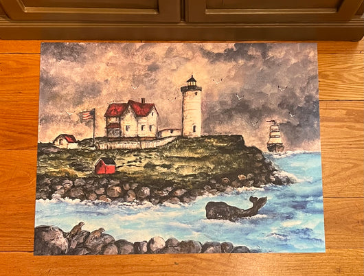 SP-C15 Nubble Lighthouse 23x30 Vinyl Floor Mat - A Circa Exclusive!