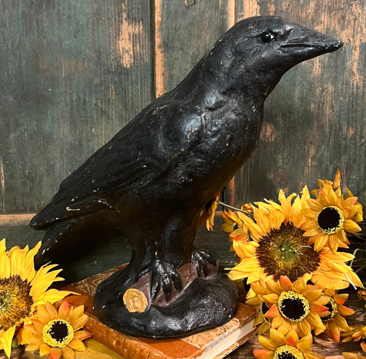 RA-159 Lg Paper Mache Crow