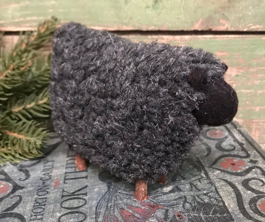 FA-2301B Large Dark Grey Sheep