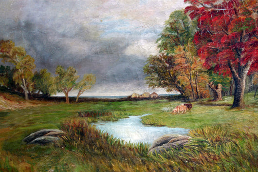 SP-C04 Cows in Pasture 23x30 Vinyl Floor Mat - A Circa Exclusive!