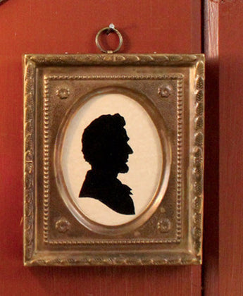 MB-AS Lincoln Framed Silhouette Prints