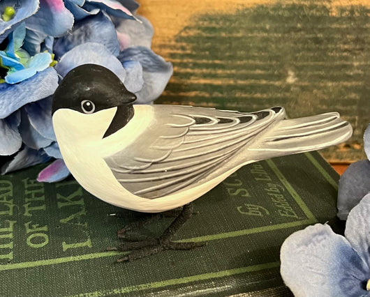 AV-08 Hand-Carved & Painted Chickadee