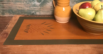 MH-TR-PA Pineapple Canvas Table Runner