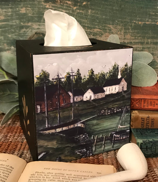 MKM-TC3 Seaside Village Tissue Cover