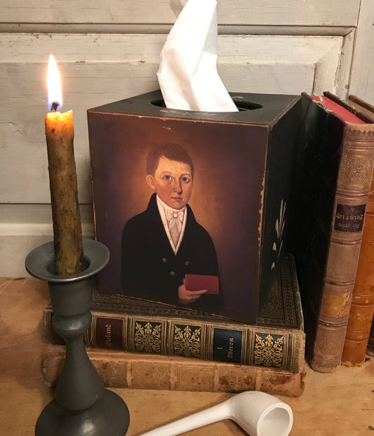 NV-TC8 Boy with Book Tissue Cover