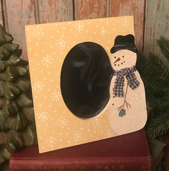 ER-2311 Hand-painted Frame with Snowman