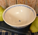 SE-114 Sm Pottery Bowl with Delft Design