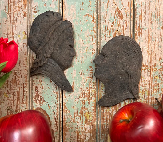 MP-WSP Wax Geo & Martha Washington Silhouette Pair
