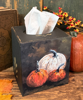 MKM-TC24 Three Pumpkins Tissue Cover