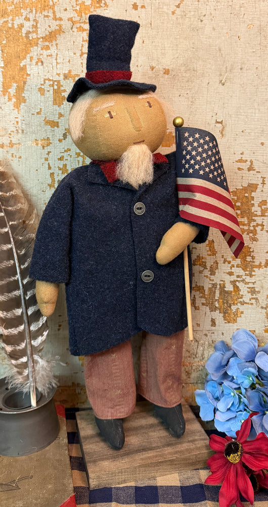 EC-30 Hand-made Uncle Sam with Flag