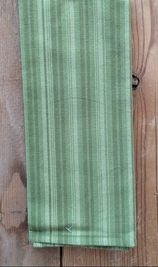 ATKT-19 Dish Towel - Moss Green Striped