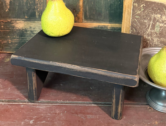 WD-66 Rectangle Wood Riser - Aged Black