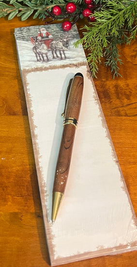 PBK-116277 Santa with Sleigh Note Pad