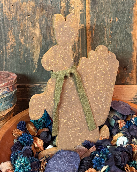 PEN-75 Tall Bunny with Wool Scarf